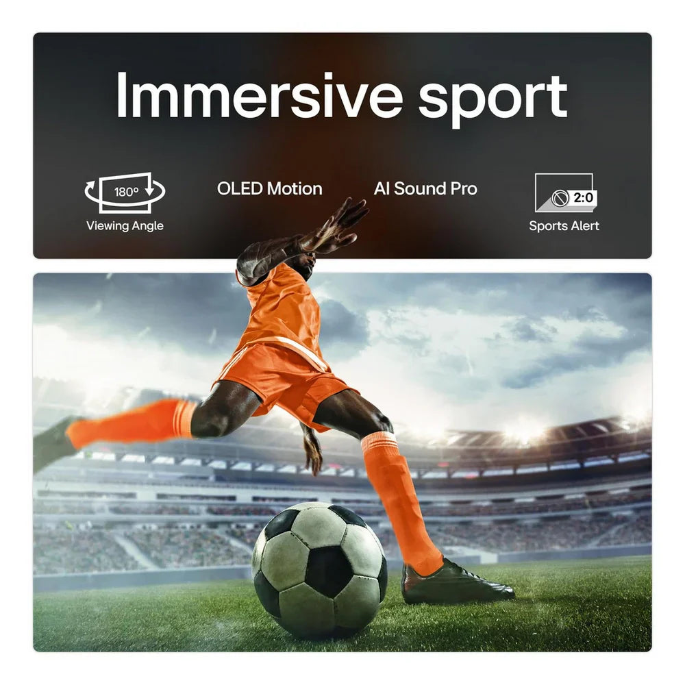 LG OLED42C55LA 42 Inch OLED evo AI C5 4K Ultra HD HDR Smart TV 2025